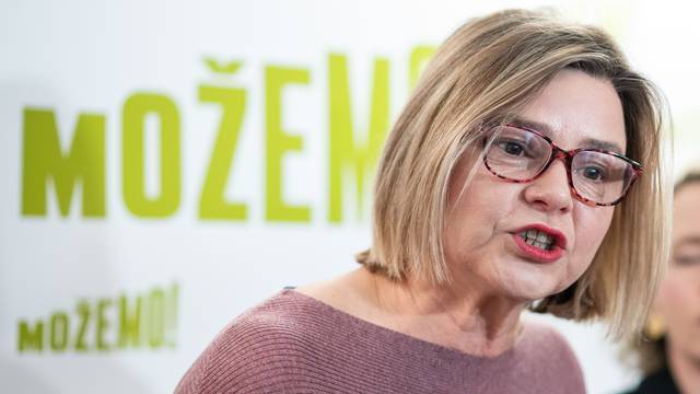 Zagreb: Konferencija za medije stranke Možemo! povodom Međunarodnog dana žena