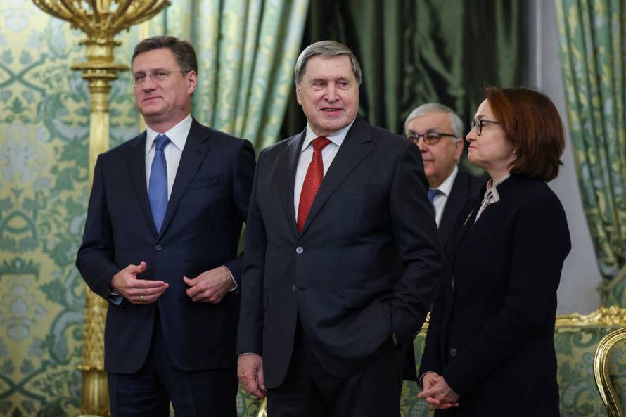 Russia's President Putin meets with Togo's President of the Council of Ministers Gnassingbe at the Kremlin