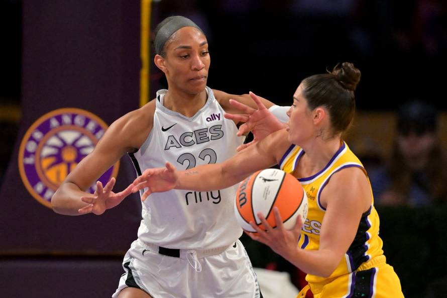 WNBA: Las Vegas Aces at Los Angeles Sparks