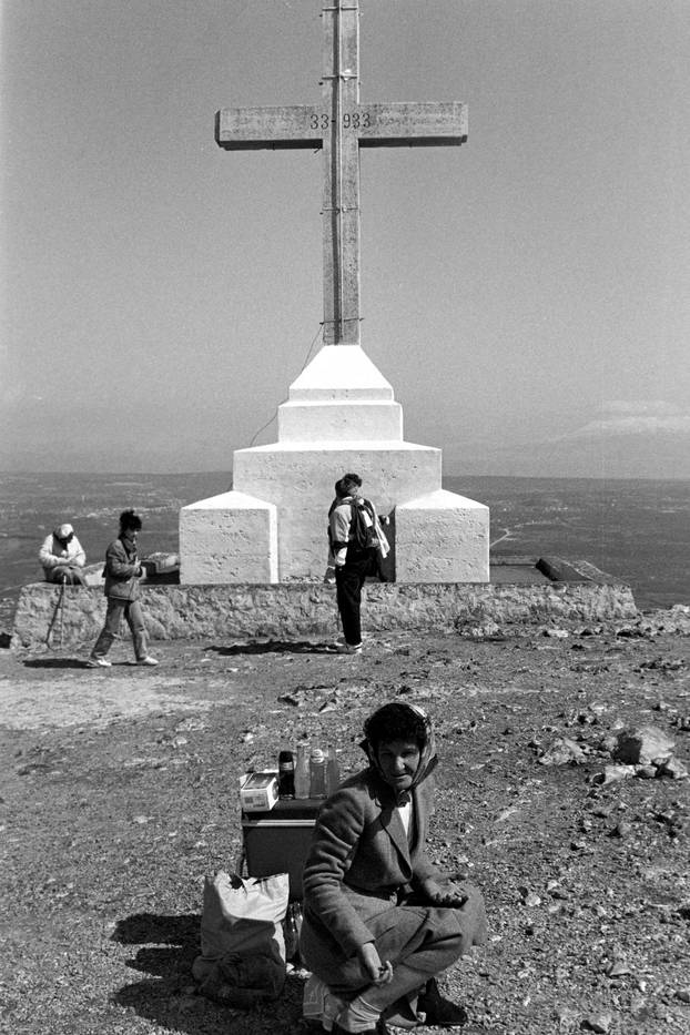 Podbrdo, mjesto ukazanja Gospe u Međugorju, 27.1.1991.