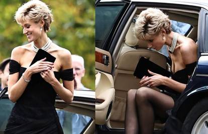 Ista Lady Di: Glumica Elizabeth Debicki u maloj crnoj haljini kao Diana u seriji 'The Crown'
