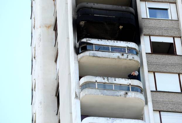 Zagreb: Vatrogasci ugasili požar u stanu nebodera na 11. katu na Trešnjevci