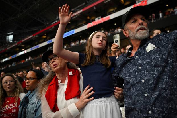 Memorial service for slain conservative commentator Charlie Kirk, in Glendale