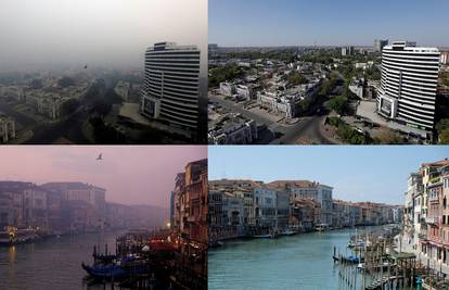 Ove slike dokazuju koliko se zagađenje smanjilo radi korone