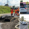 VIDEO Uživo iz centra Zagreba: Potpuni prometni kolaps, ovo je rupa koja je blokirala grad