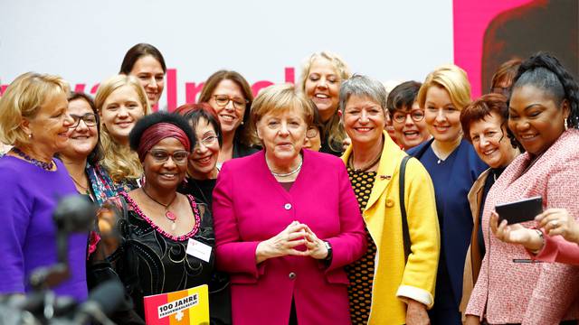 Jubilee event marking 100 years of women's voting right in Germany, in Berlin