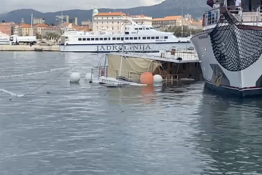 Split: Tone brod nakon sudara s trajektom