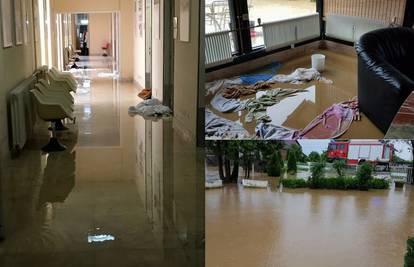 Jako nevrijeme: Poplavile kuće i bolnica, voda izbijala šahtove