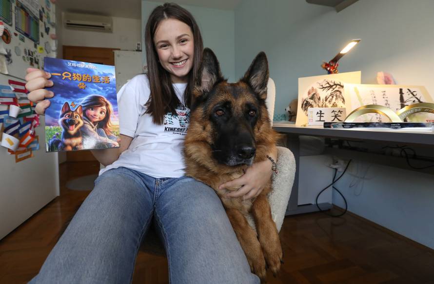 Samobor: Ema Dujmović (13)  sudjelovala na natjecanju iz kineskog jezika u Kini