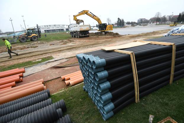 24SATA Bjelovar: Radovi na izgradnji atletskog stadiona
