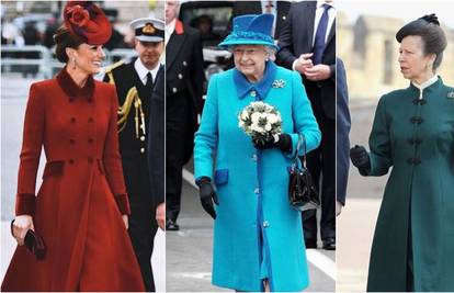 Kate, Elizabeta, Anne: Dame s dvora vole kapute u bojama