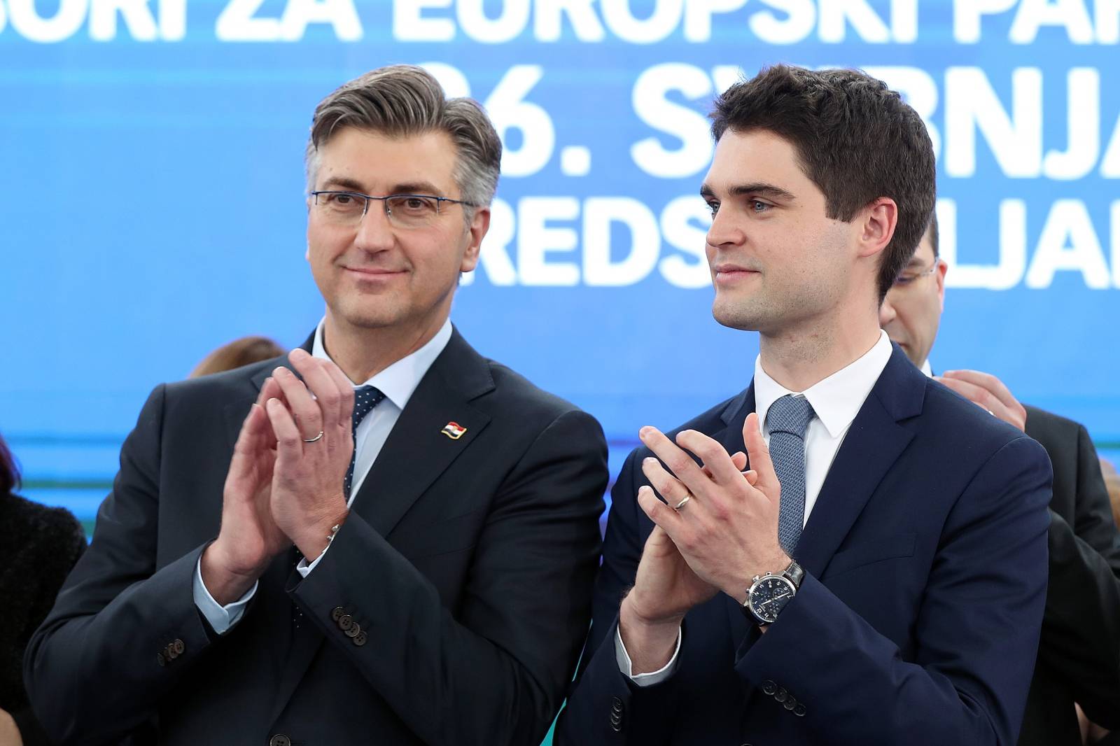 Zagreb: Karlo Ressler predstavljen kao kandidat HDZ-a za EU izbore