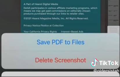 Otkrila kako na iPhoneu snimiti screenshot cijele web stranice