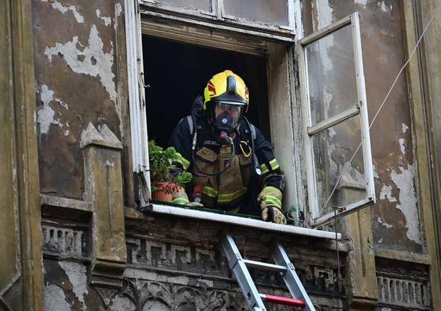 Zagreb: Požar u Mesničkoj ulici