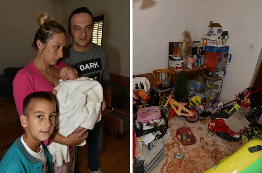 Ostali bez svega: Iz poplave je spašavao sina starog 15 dana