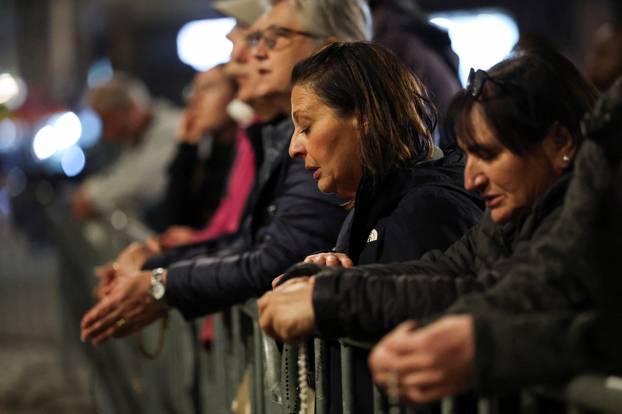 Pope Francis lies in state in St. Peter's Basilica at the Vatican