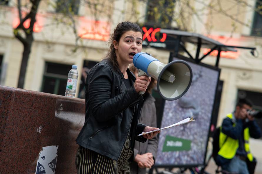 Zagreb: Prosvjed protiv Turudića na Europskom trgu