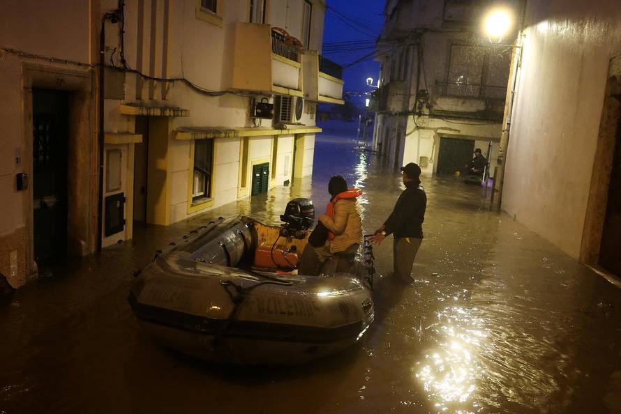 Storm Leo reaches Alcacer do Sal