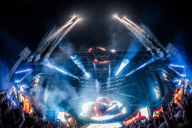 10.07.2026. Split -  Prva večer Ultra Europe Festivala DJ Afrojack. 