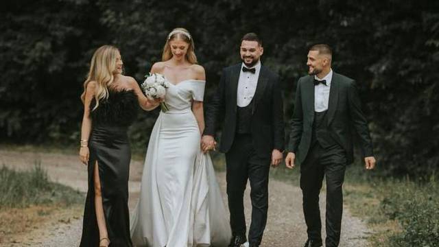 Mateo i Izabel Kovačić bili su kumovi na svadbi, pogledajte kako su se modno uskladili