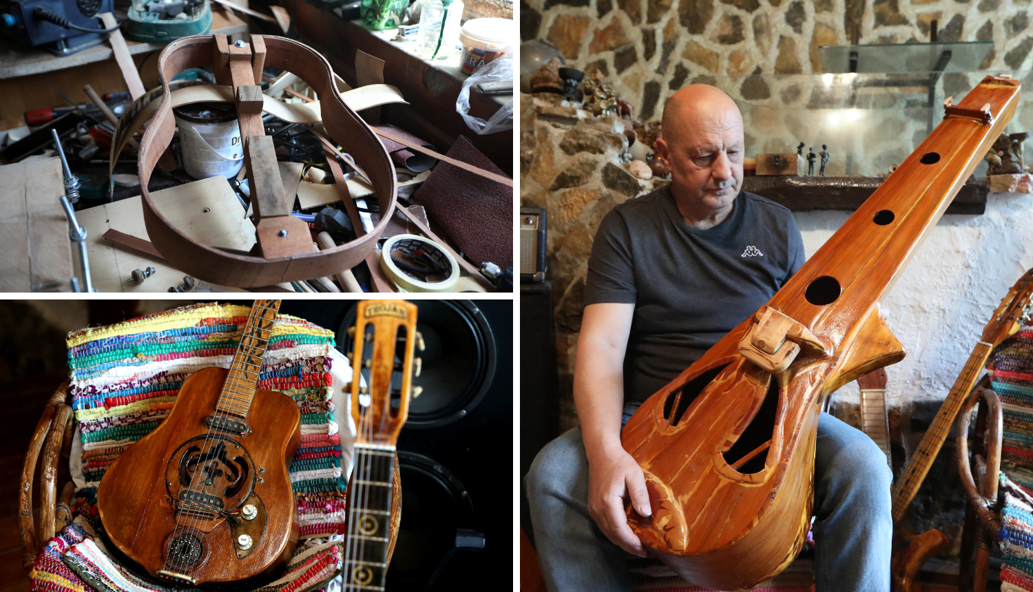 VIDEO Srđan iz Šibenika radi unikatne instrumente: 'Imam ih 50. Niti jedan nije na prodaju'