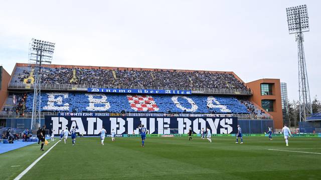 Zagreb: Atmosfera na utakmici GNK Dinamo-HNK Rijeka