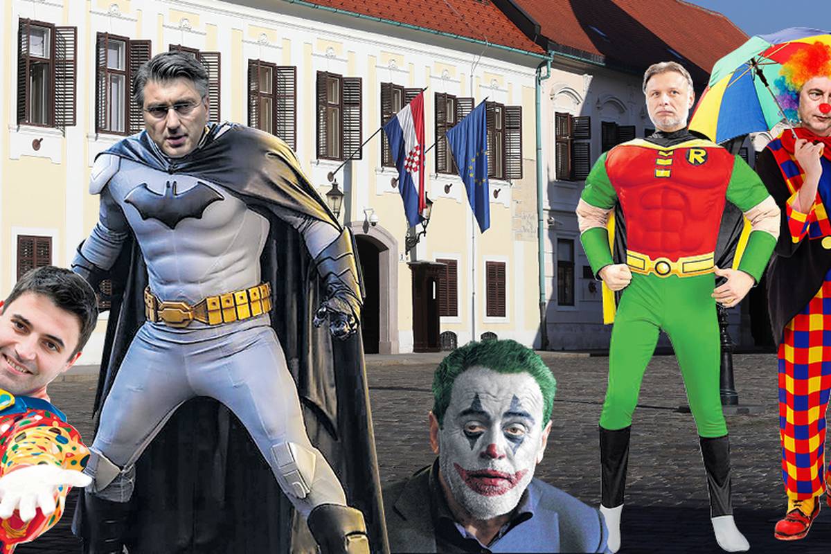 Plenki je Batman, Jandroković Robin, Bandić je Joker... A njima je Hrvatska kao putujući cirkus