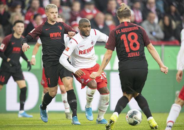 Soccer 1. Bundesliga / FC Cologne - FC Augsburg 1: 1.