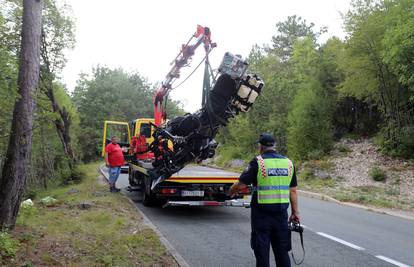 Muškarac i žena iz Njemačke izletjeli motociklom s ceste kod Rijeke, na mjestu su poginuli