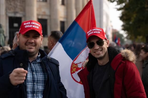 Banja Luka: Predsjednik RS Milorad Dodik proslavio pobjedu Donalda Trumpa