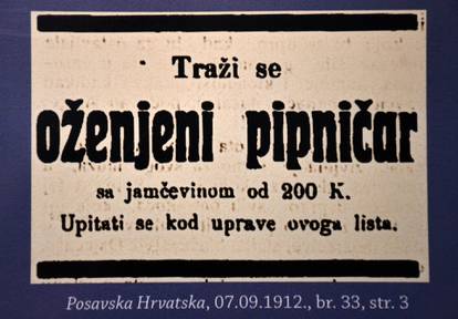 Slavonski Brod: Izložba zanimljivih oglasa objavljenih u novinama tijekom 20. stoljeća