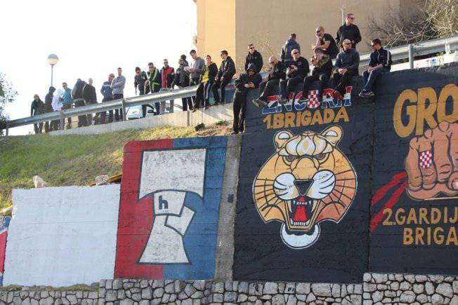 Torcida i branitelji spriječili su prebojavanje grafita  brigada...