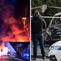 Policija o buktinji u Zagrebu: Namjerno zapalili kamp kućicu, izgorio i BMW. Šteta je velika