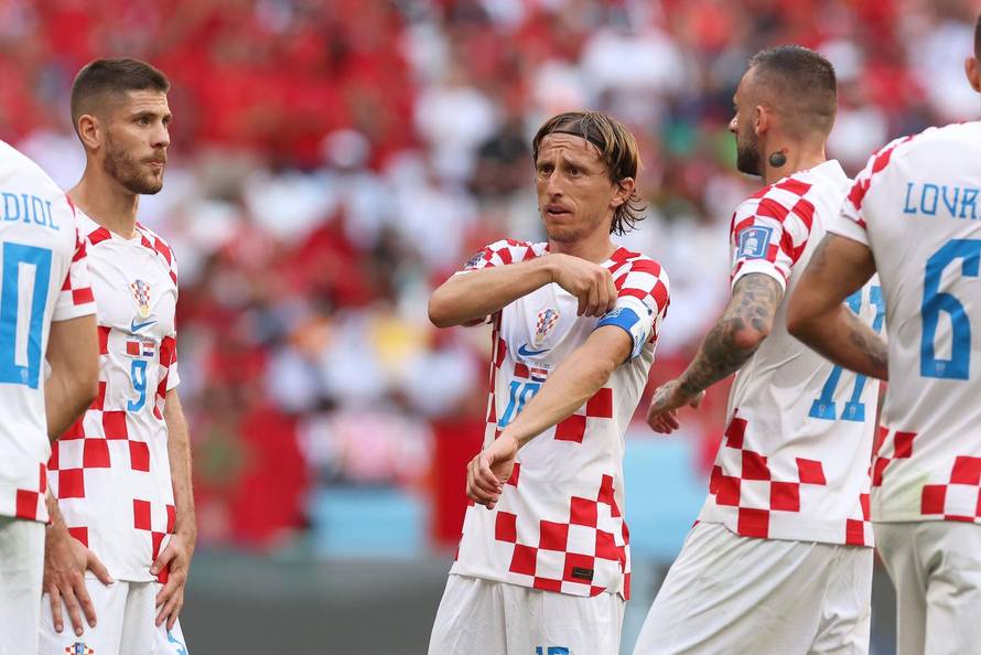 KATAR 2022 - Susret Maroka i Hrvatske u 1. kolu Svjetskog prvenstva u Katru