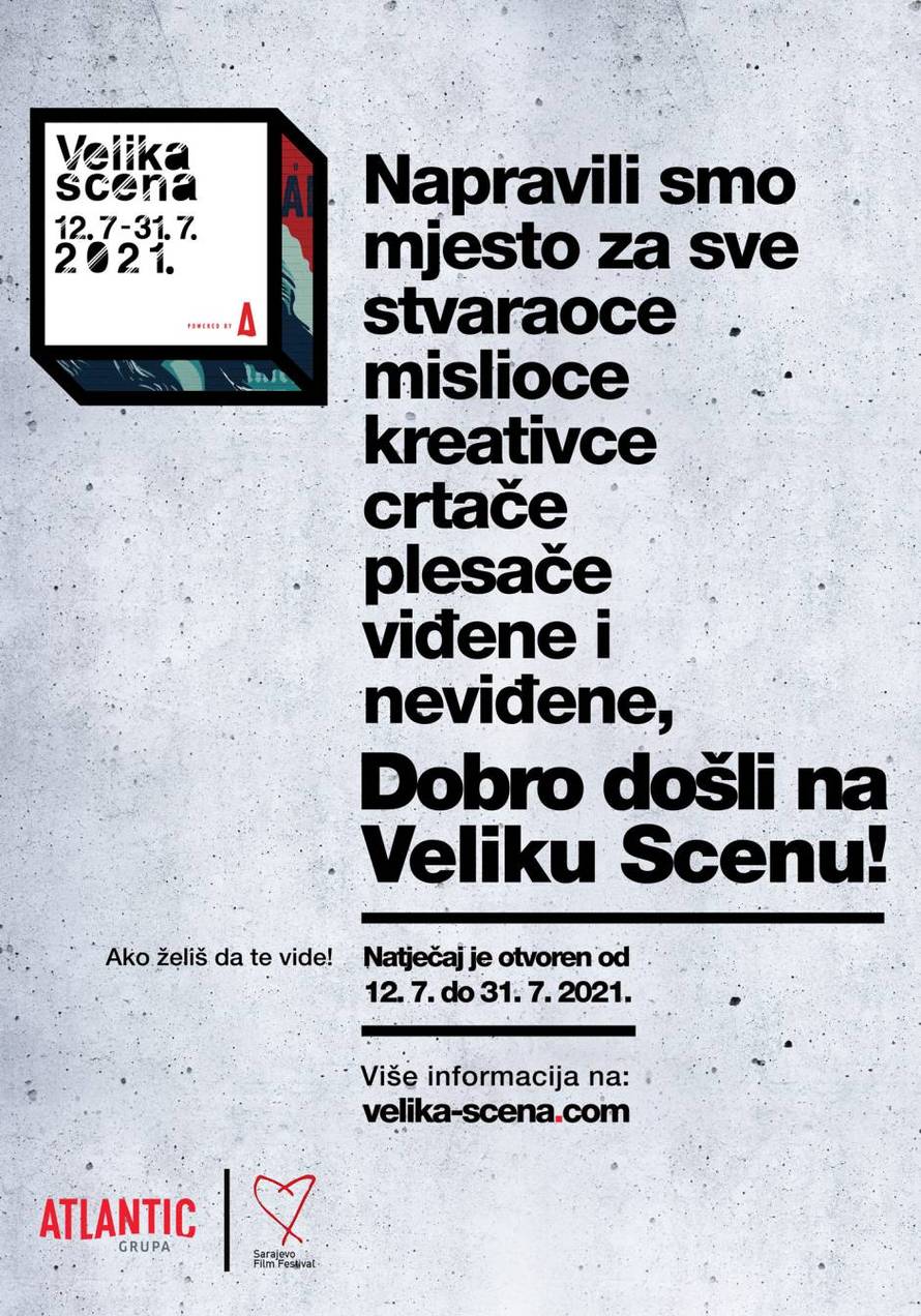 Velika Scena Atlantic Grupe promovira mlade umjetnike i kreativce