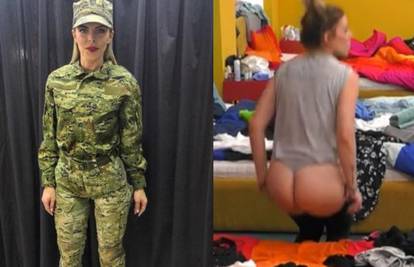 Renata je pokazala stražnjicu: Vojničke vježbe su se 'isplatile'