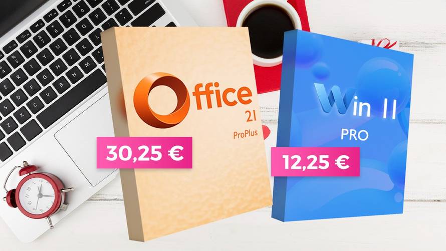 Unaprijedite svoj rad i zabavu: Doživotni MS Office za samo 30,25€ i Windows 11 za 12,25€!