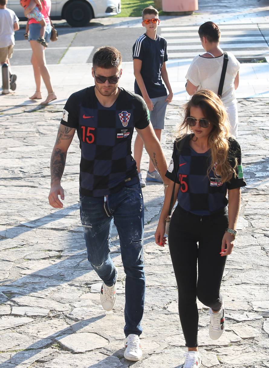 Duje došao na prijem u pratnji svoje vatrene djevojke Adriane