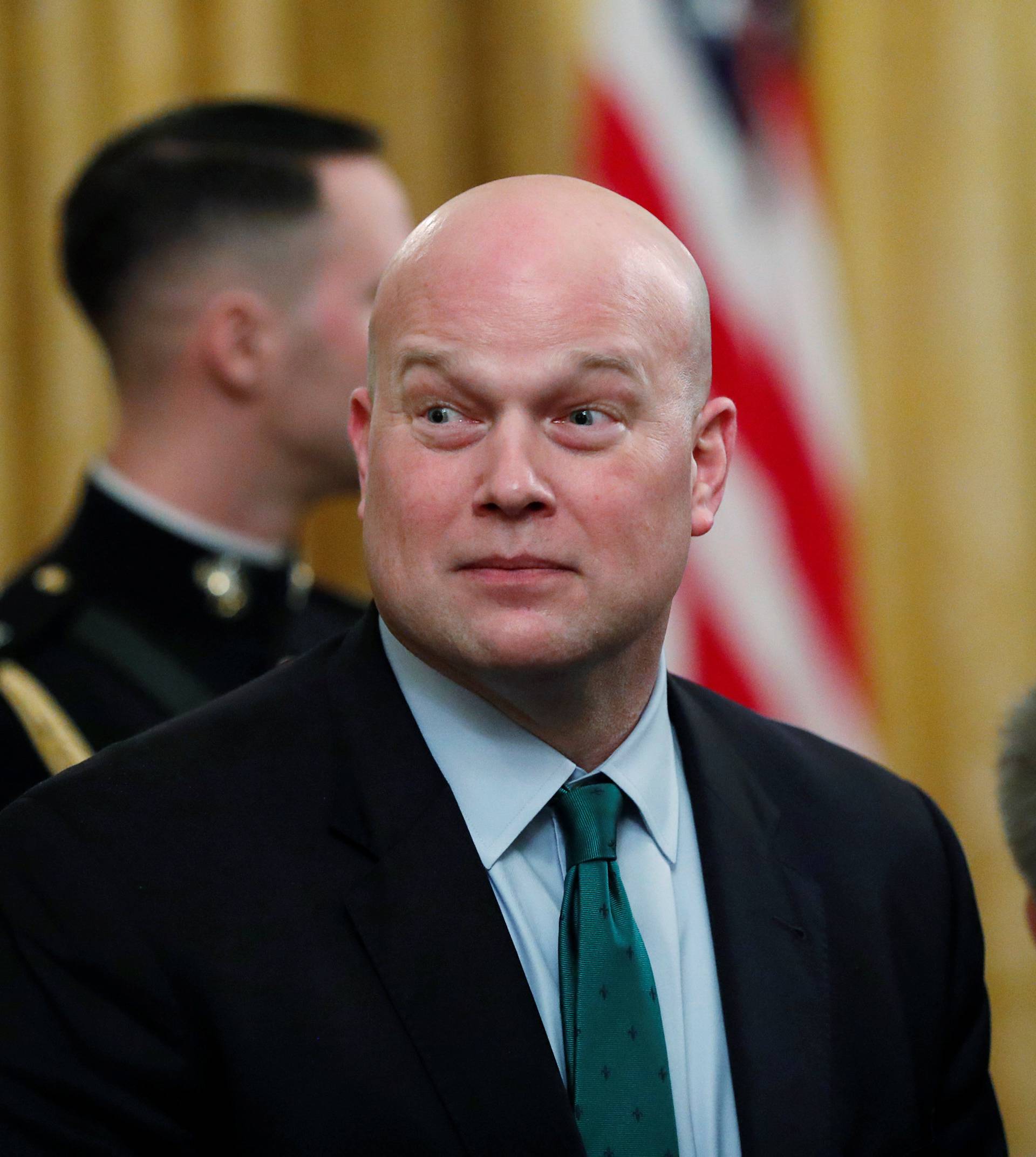 Acting U.S. Attorney General Matthew Whitaker attends 2018 Presidential Medal of Freedom ceremony at the White House in Washington