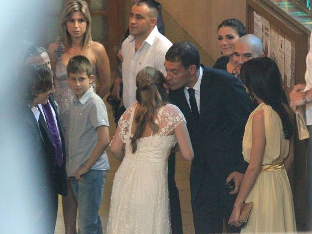 ARHIVA - 2011. Luka i Vanja Modri? vjen?ali se u zagreba?koj crkvi Gospe Lurdske