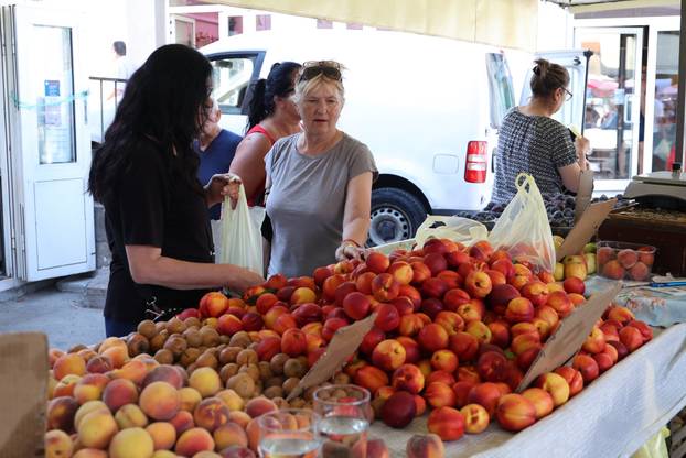 Šibenik: Bogata ponuda vo?a i povr?a na gradskoj tržnici
