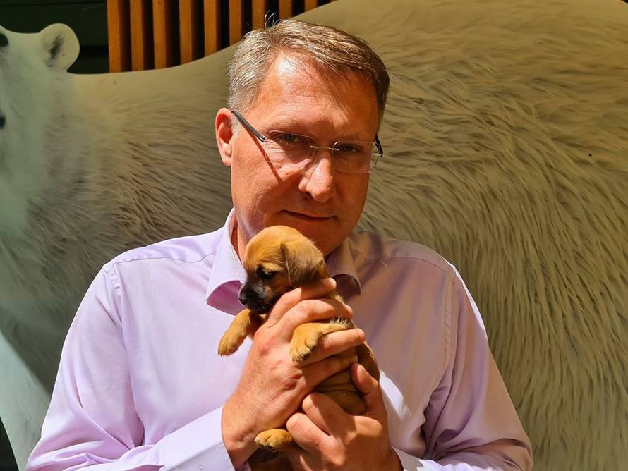 Beba ježić na Trešnjevci utješio kujicu Minnie: Ne boj se, javit će se dobri ljudi i udomiti te!