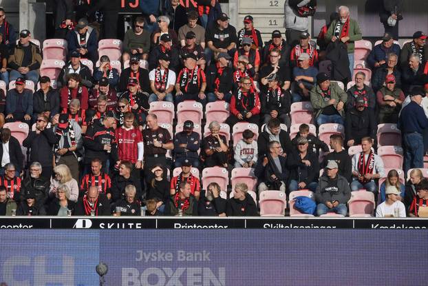 Navijači na utakmici Midtjyllanda i Rijeke u play-offu za ulazak u UEFA Konferencijsku ligu