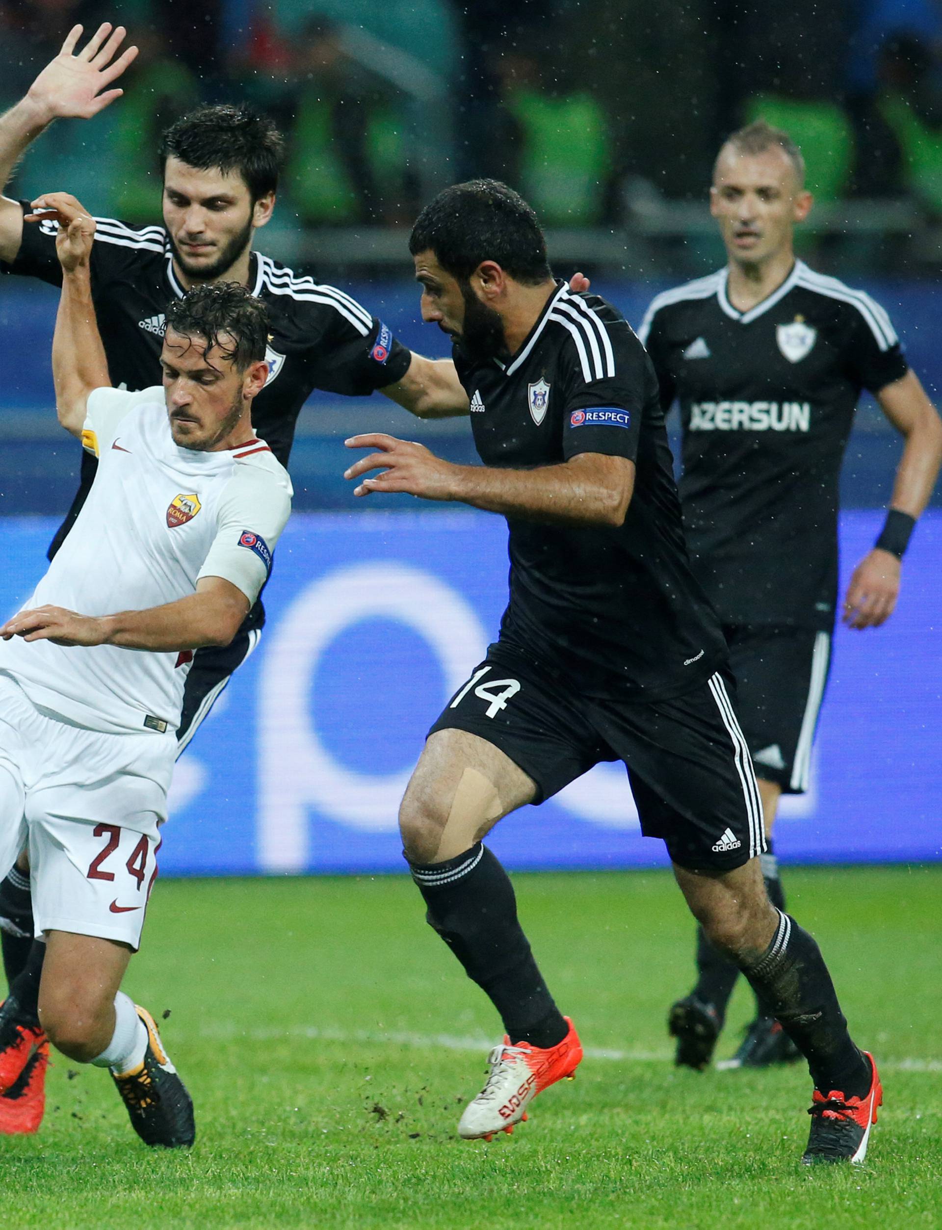 Champions League - Qarabag FK vs AS Roma