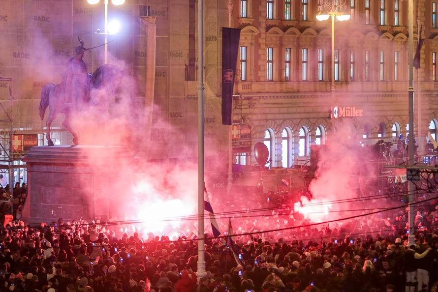 Zagreb: Svečani doček rukometnih reprezentativaca nakon osvojene bronce na Europskom prvenstvu