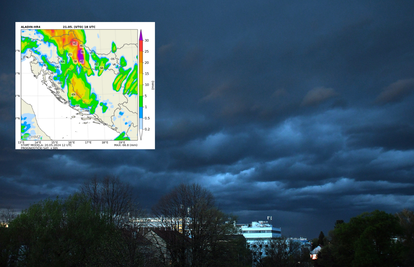 Izdali narančasto upozorenje za dio zemlje: Stiže nam novo jako nevrijeme uz pljuskove i tuču