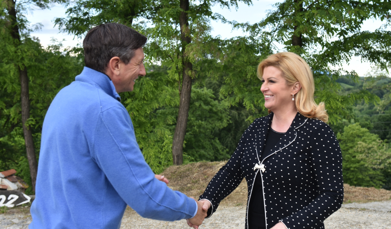 Kolinda i Pahor susreli se na neformalnoj večeri u Hrvatskoj