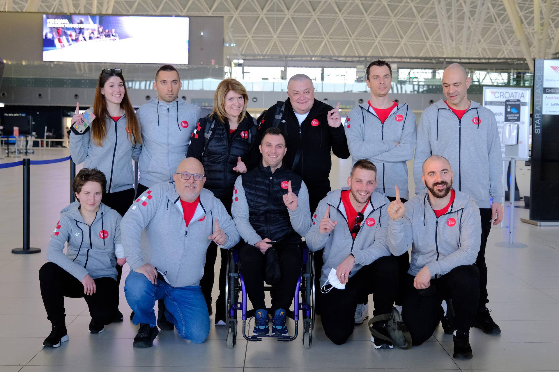 Zagreb: Ispraćaj paraolimpijaca na Zimske olimpijske igre