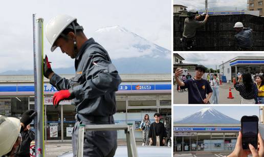 VIDEO Želite selfie? E, ne može! Japanci postavili mrežu koja 'blokira' Fuji. Dosta im je turista