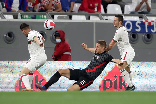 Doha: Prijateljska nogometna utakmica Hrvatska - Bugarska